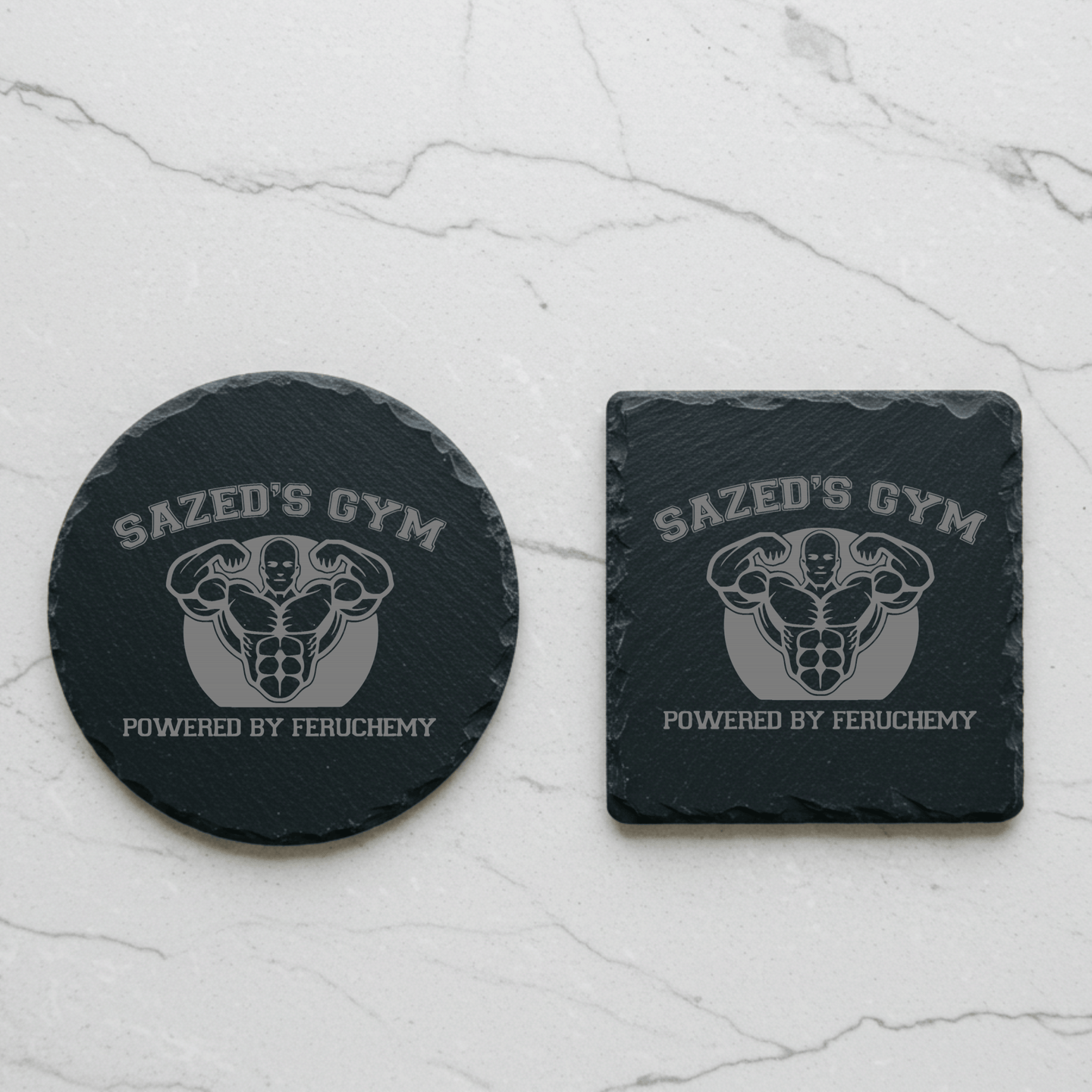 'Feruchemy Things' Engraved Slate Coaster